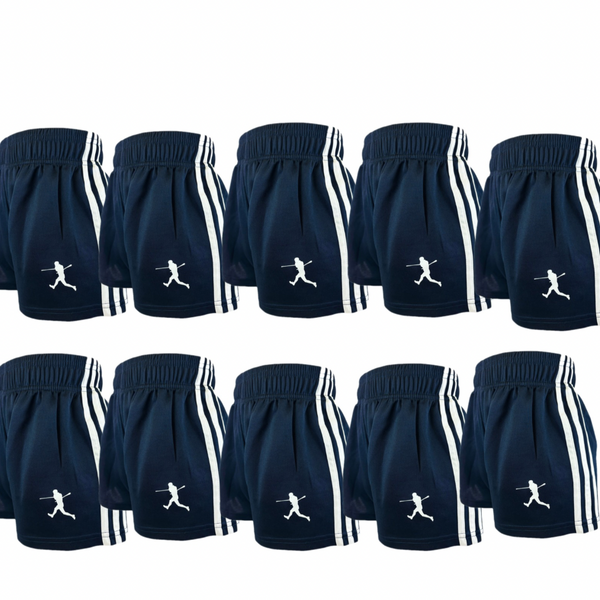Action Shorts Bulk Offer- Navy & White
