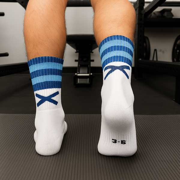 X Pro Midi Sock (Navy & Blue)