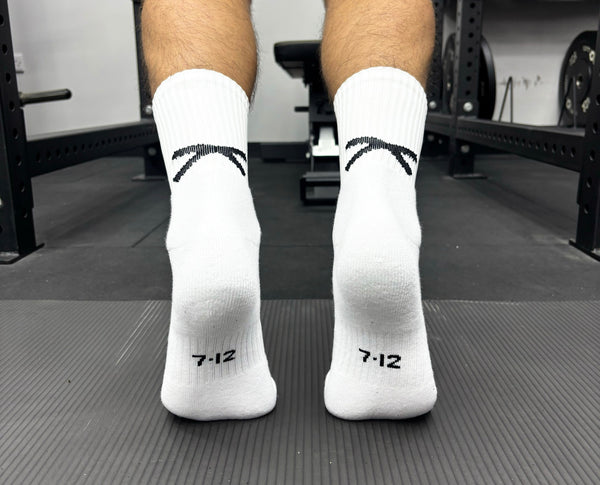 X Pro Midi Sock (plain white)