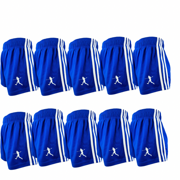Action Shorts Bulk Offer - Blue & White