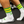 X Pro Midi Grip Sock (Green & Yellow)
