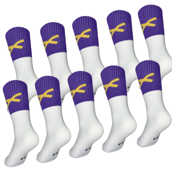 Bulk Offers X Gaelic Games Sock (Purple & Yellow)