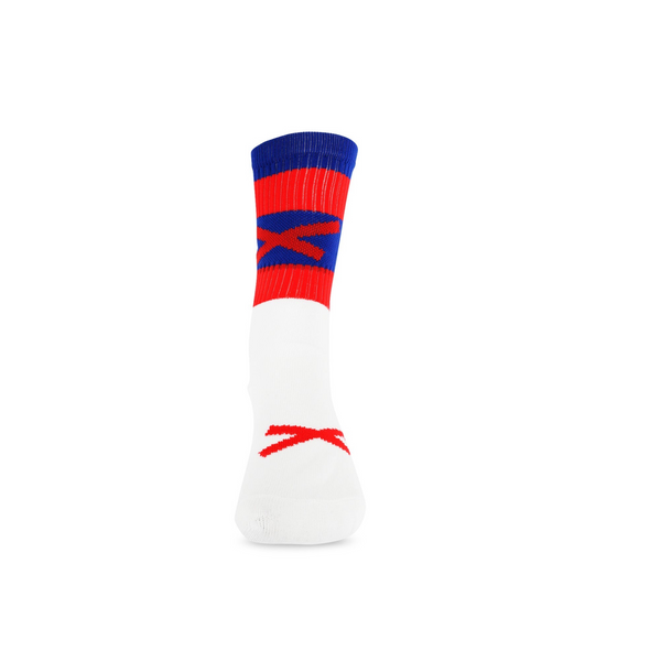 GAA Hoop Sock- Half Sock (Blue & Red)