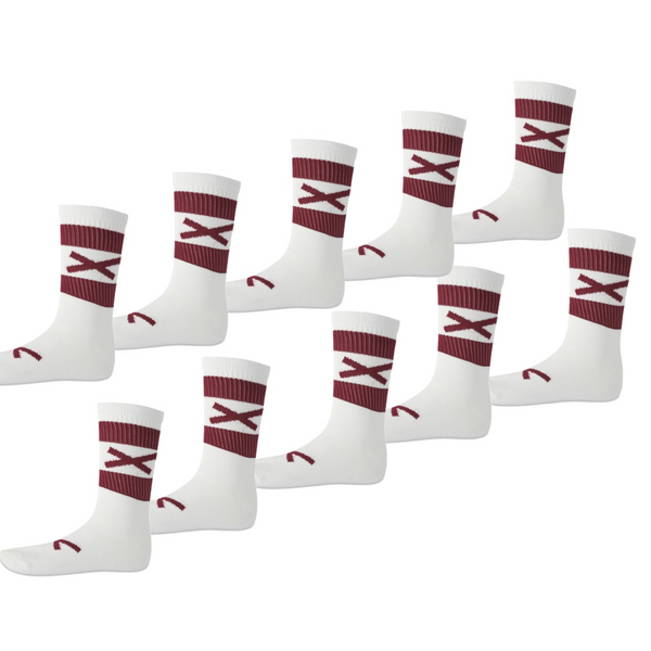 Bulk Offers-Offers GAA Hoop Sock (Maroon & White)