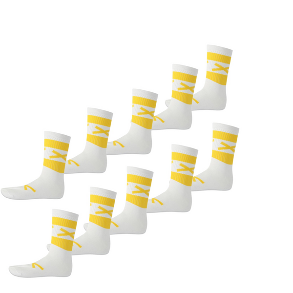 Bulk Offers GAA Hoop Sock (yellow & white)