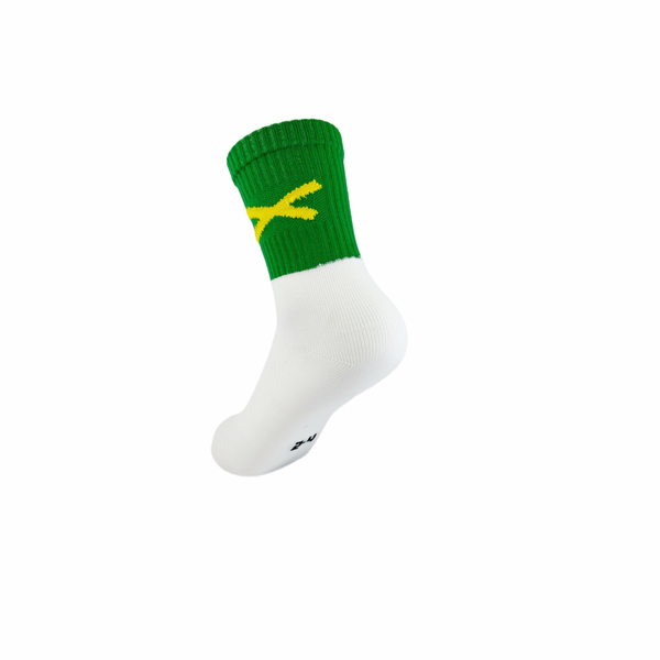 Action X Gaelic Games Sock (Green and Yellow)