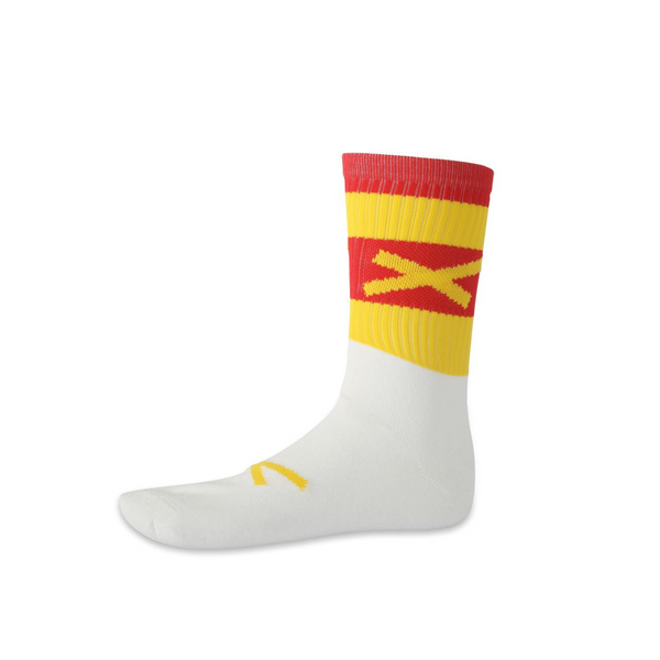 GAA Hoop sock- Half Sock (Red & Yellow)